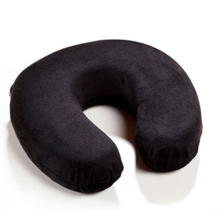 Oreiller de Voyage à Mémoire de Forme en U - Noir
