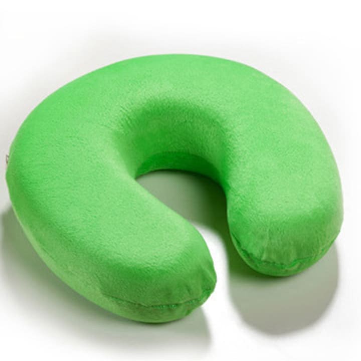 Oreiller de Voyage à Mémoire de Forme en U - Vert