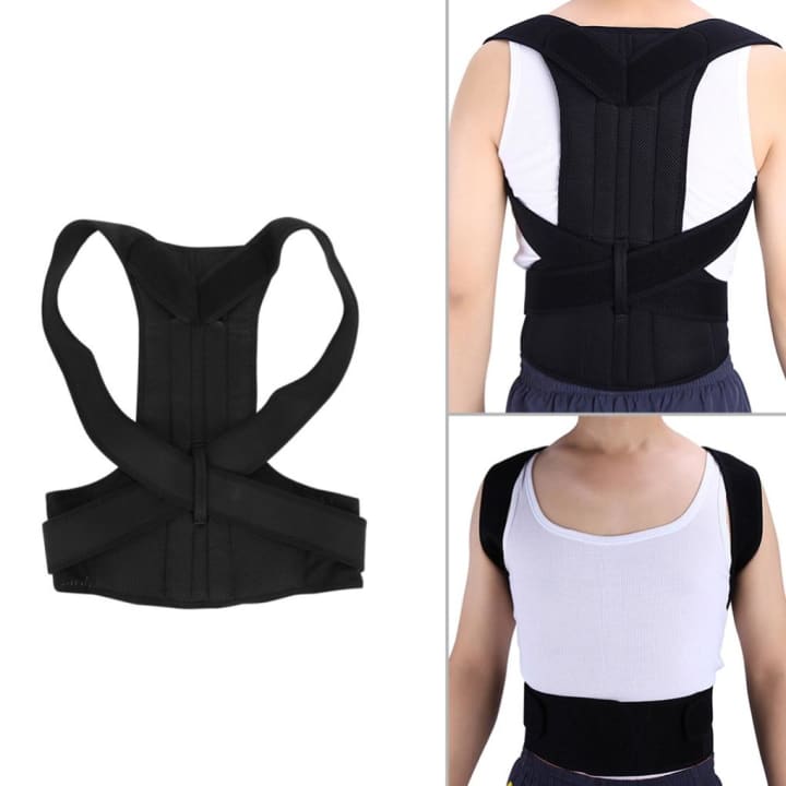 Correcteur de Posture Redresse Dos avec Ceinture Lombaire - Profils