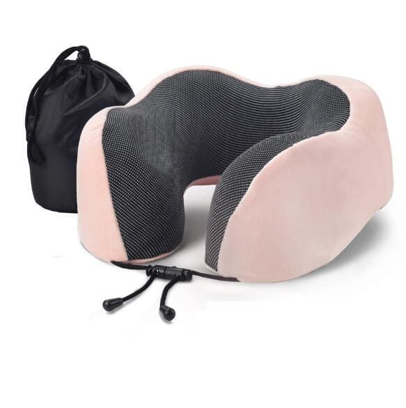 Coussin de Voyage à Mémoire de Forme - Rose