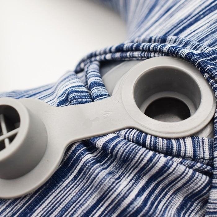 Coussin de Voyage Gonflable en U - Pipette de gonflage