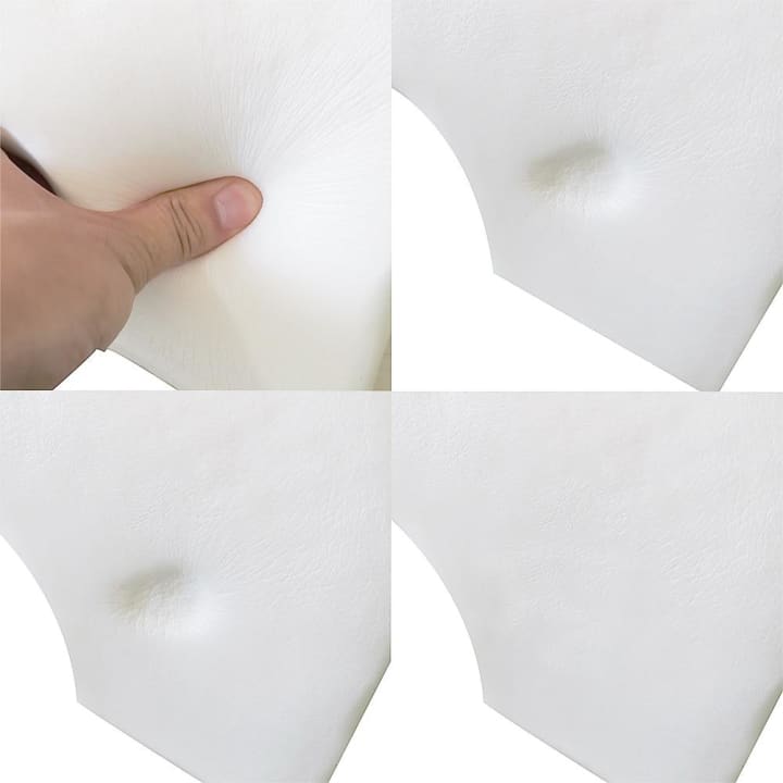 Oreiller à mémoire de forme courbe - Détails de la mousse mémoire de forme