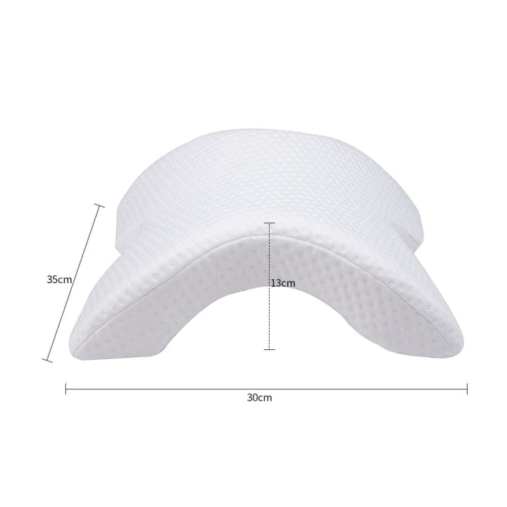Oreiller à mémoire de forme courbe pour bras - Dimensions