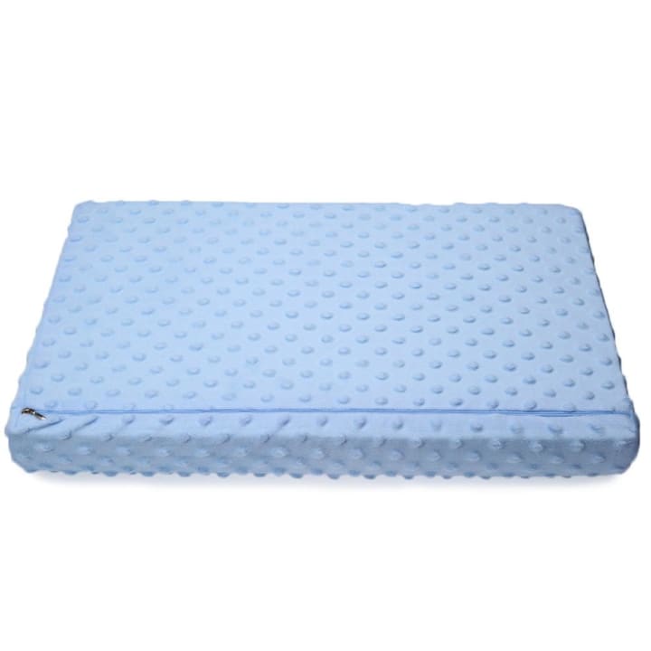 Oreiller à mémoire de forme pour cervicales - bleu face arrière