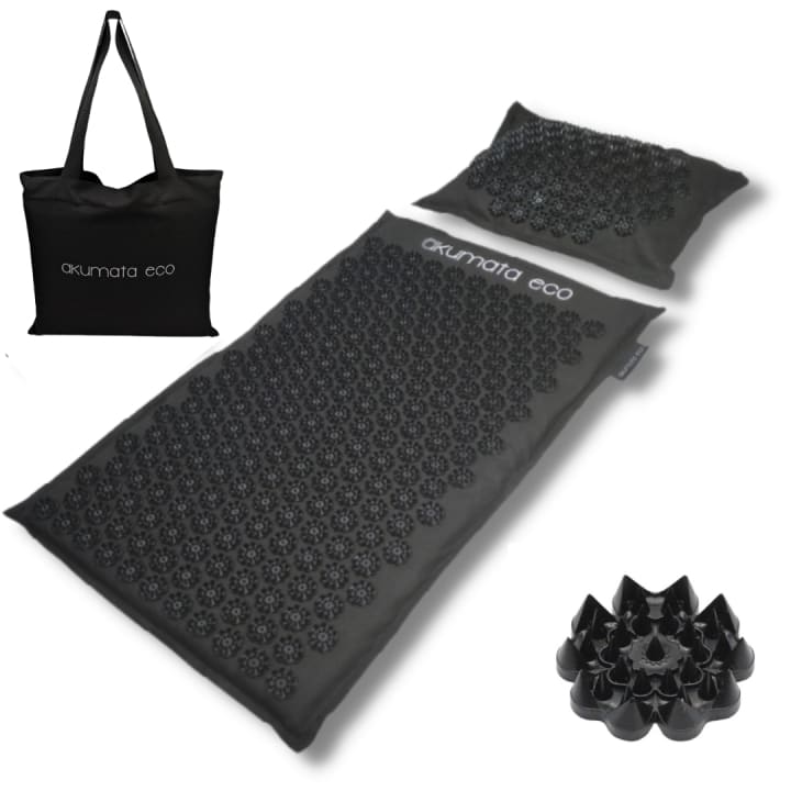 Tapis de Fleur Dos Akumata Eco - noir et noir