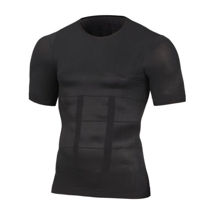 Tee Shirt Correcteur de Posture - Noir