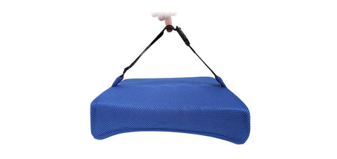 Coussin ergonomique pour le dos et sa sangle d'attache