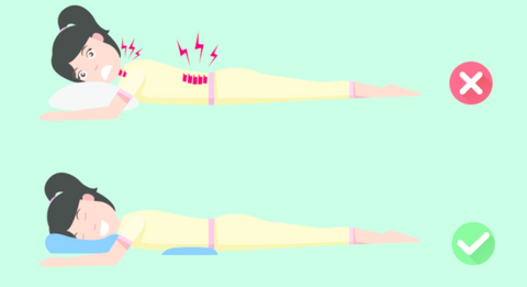 Corriger la posture de son dos - bonne position de sommeil