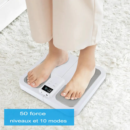 Appareil Massage Circulation Sanguine Jambes - 50 niveaux de force et 10 modes de massages