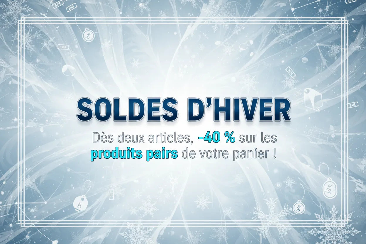 Bannière Soldes d'Hiver -40%