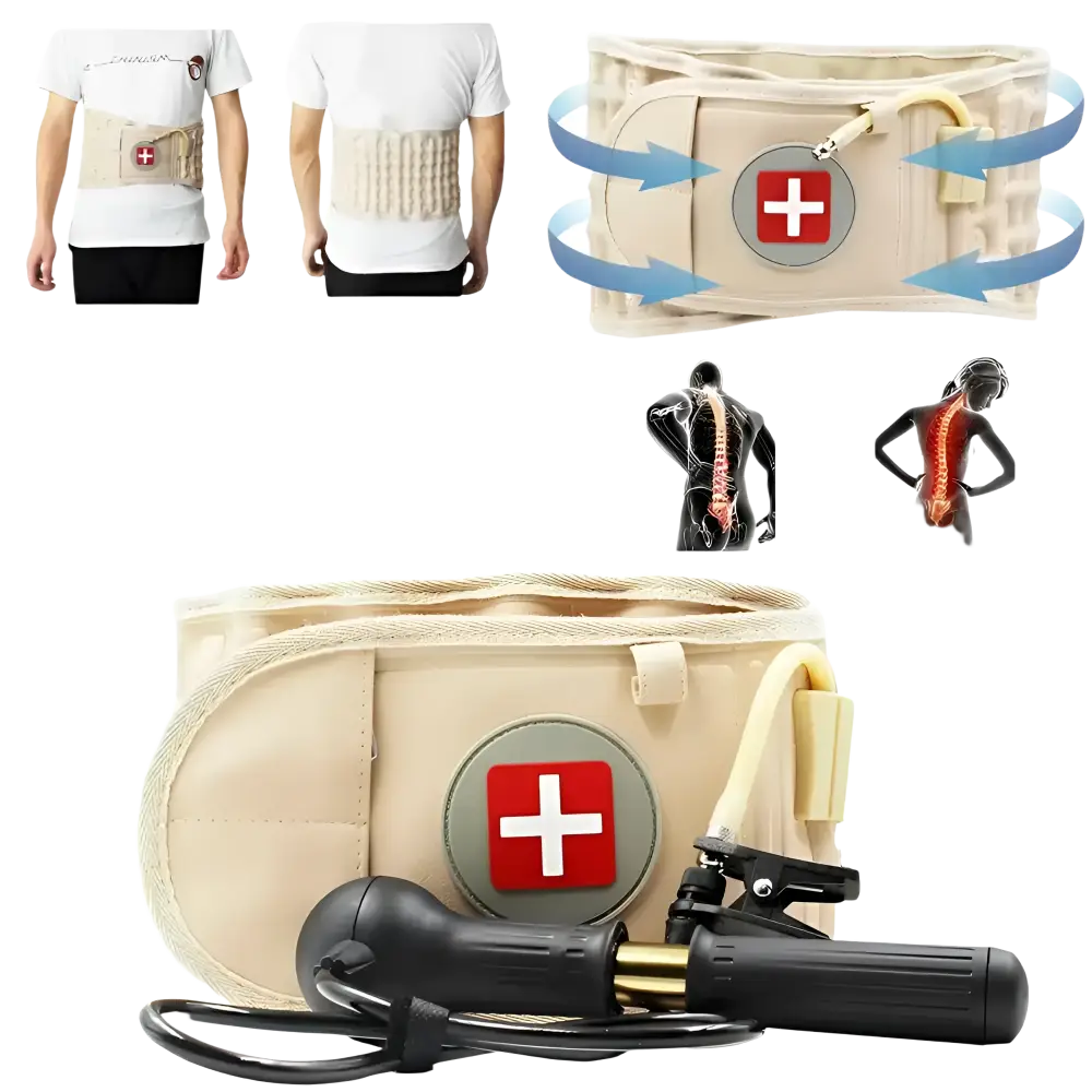 Ceinture Lombaire Gonflable pour les douleurs lombaires