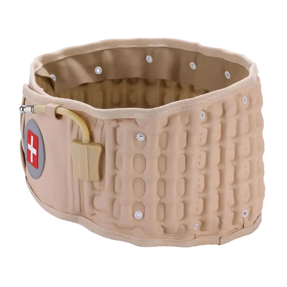 Ceinture lombaire gonflable vue de face