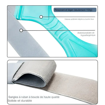 Correcteur de Posture Femme Homme et Enfant - Détails conception