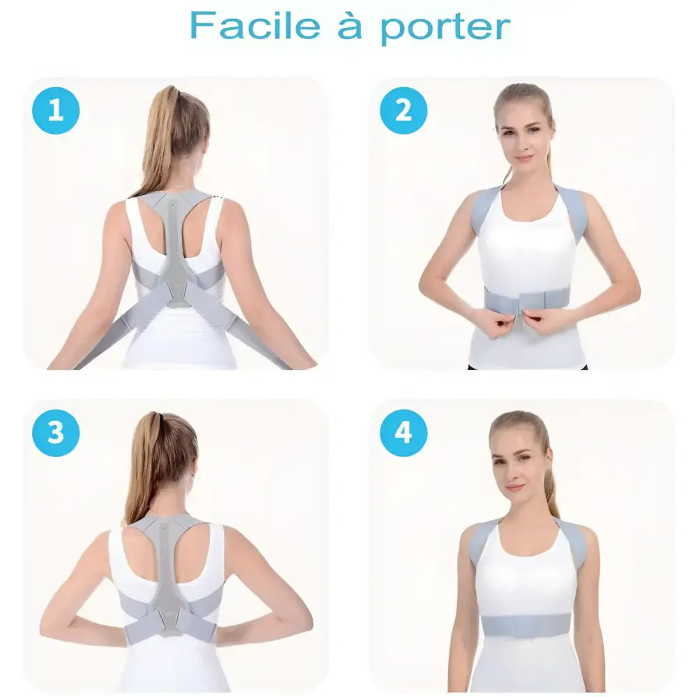 Correcteur de Posture Femme Homme et Enfant - Comment le porter