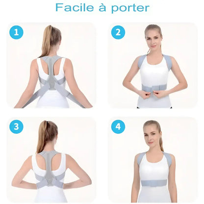 Correcteur de Posture Femme Homme et Enfant - Comment le porter