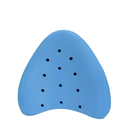 Coussin de Genoux pour Dormir - Mousse mémoire de forme bleu