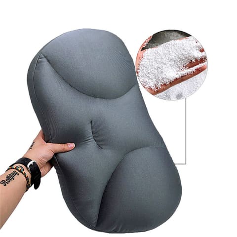 Coussin de positionnement microbille pour cervicales mémoire de forme et détails de conception idéal pour la nuque