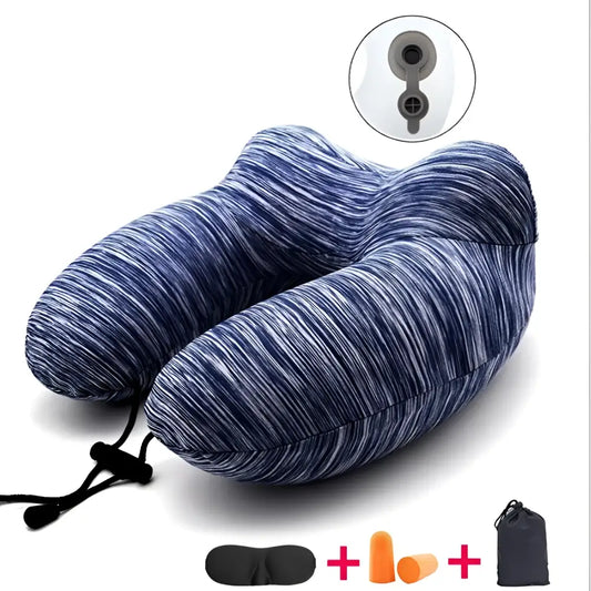 Coussin de Voyage Gonflable en U - Détails