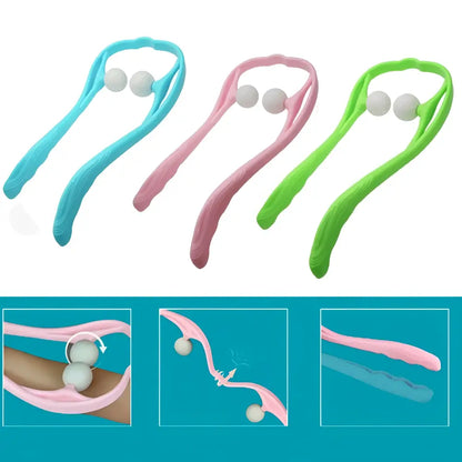 Masseur de cou manuel par acupression - Fonctionnement et différentes couleurs