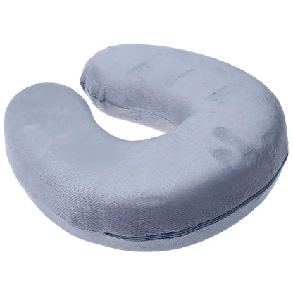 Oreiller de Voyage à Mémoire de Forme - Gris - Vue arrière