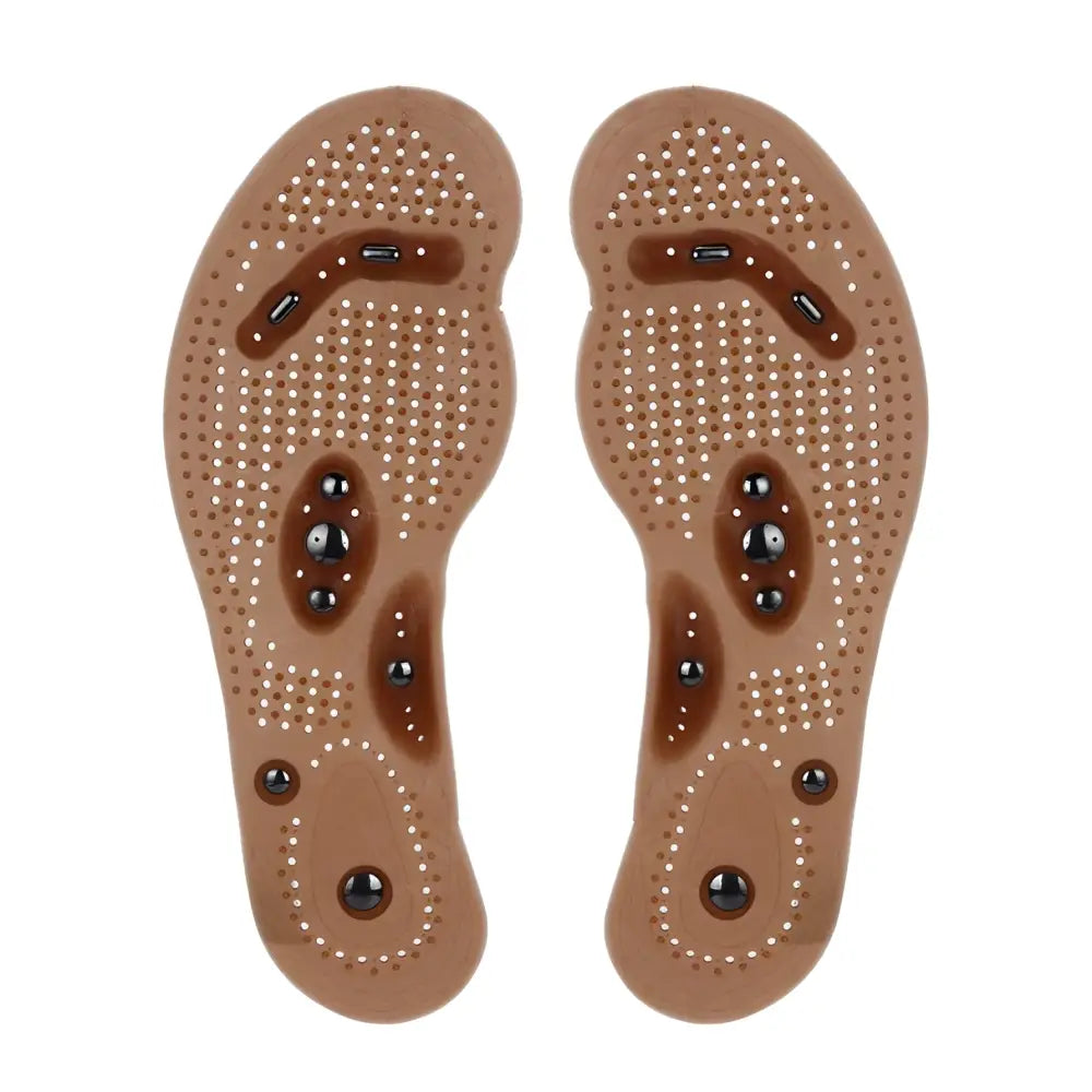 Semelles magnétiques en gel - 35-40 - Semelle acupression magnétique de réflexologie