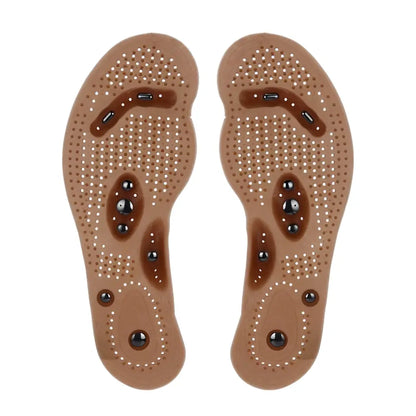 Semelles magnétiques en gel - 35-40 - Semelle acupression magnétique de réflexologie