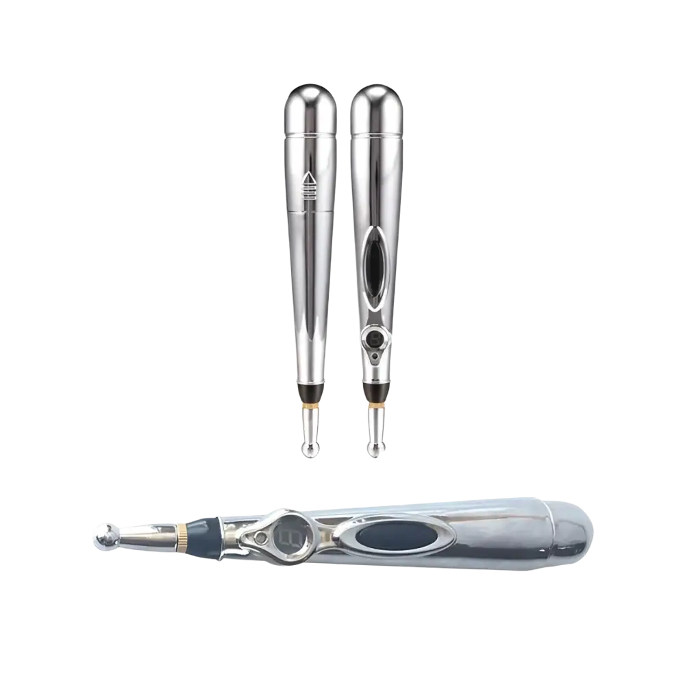 Stylo d'acupuncture électrique (AcuPen) - Faces avant et arrière - stylo d'acupression