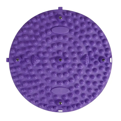 Tapis d’Acupression pour les Pieds de Réflexologie Plantaire Magnétique - Mauve