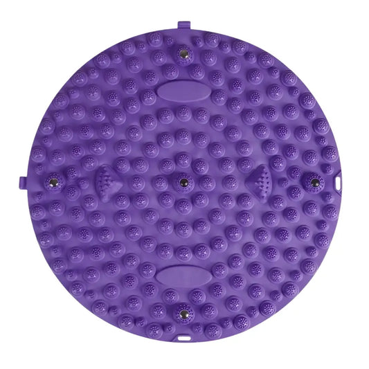 Tapis d’Acupression pour les Pieds de Réflexologie Plantaire Magnétique - Mauve