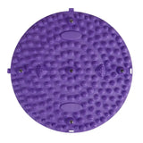 Tapis d'Acupression pour les Pieds de Réflexologie Plantaire Magnétique - Mauve