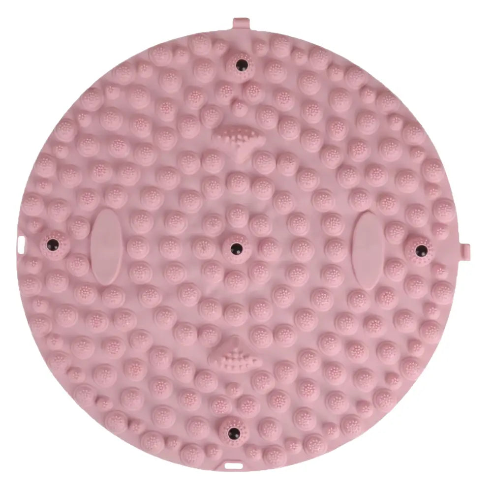 Tapis d’Acupression pour les Pieds de Réflexologie Plantaire Magnétique - Rose