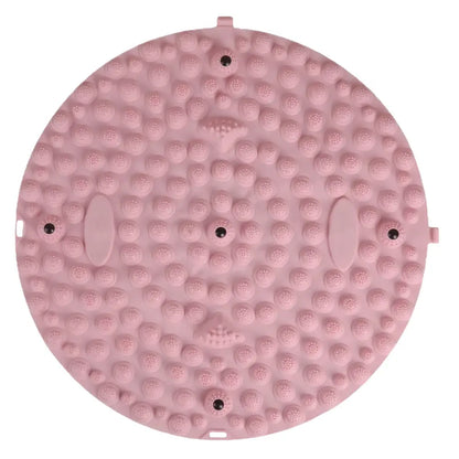 Tapis d’Acupression pour les Pieds de Réflexologie Plantaire Magnétique - Rose