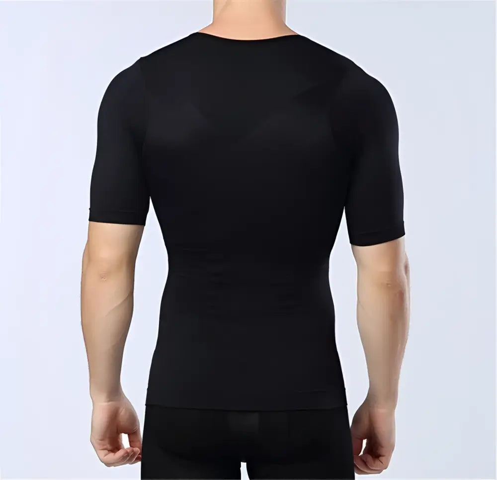 Tee Shirt Maintien Dos noir face arrière