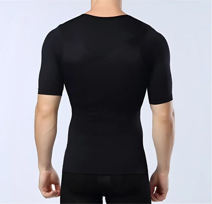 Tee Shirt Maintien Dos noir face arrière