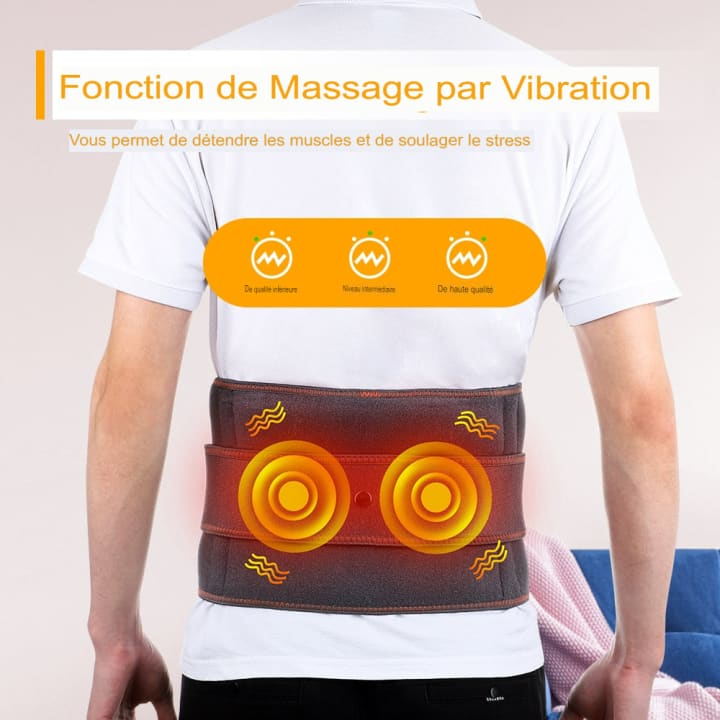 Ceinture Lombaire Chauffante Médicale - Fonction massage