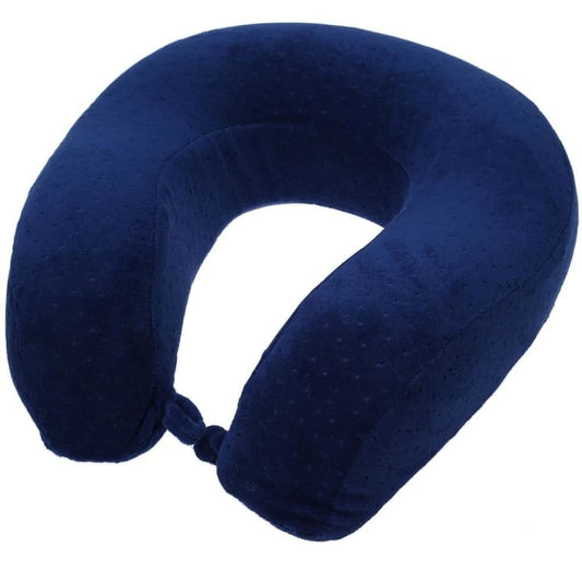 Coussin Cervical de Voyage Ergonomique en U - Bleu