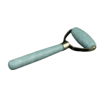 Rouleau de massage en pierre de Jade bleu Cervi-Care