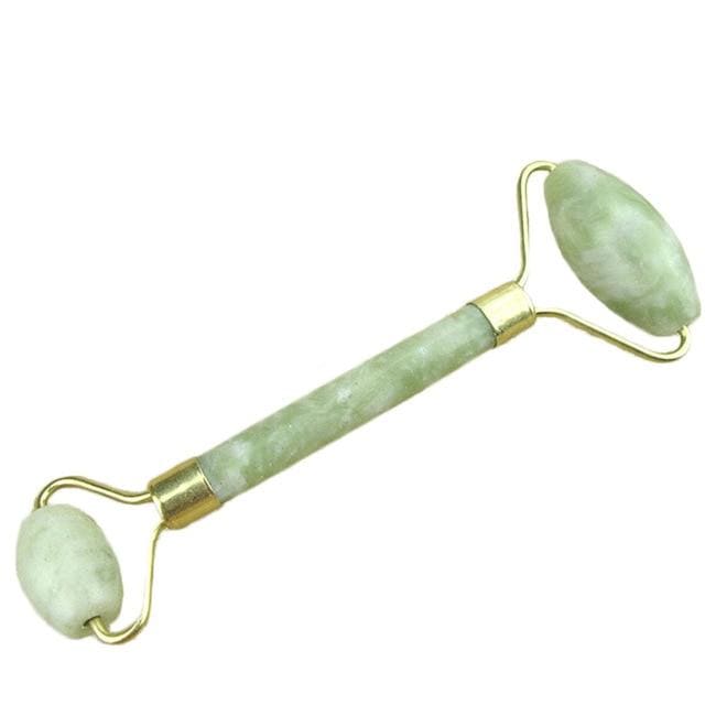 Rouleau de massage en pierre de Jade double vert Cervi-Care