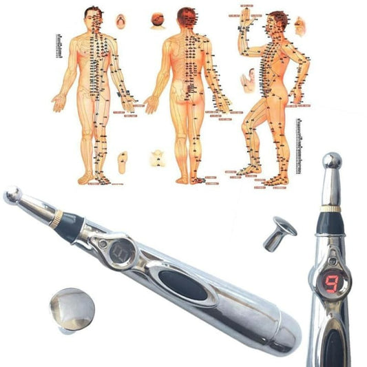 Stylo d'acupuncture électrique (AcuPen) - Méridiens et points d'acupuncture de l'homme - stylo d'acupression