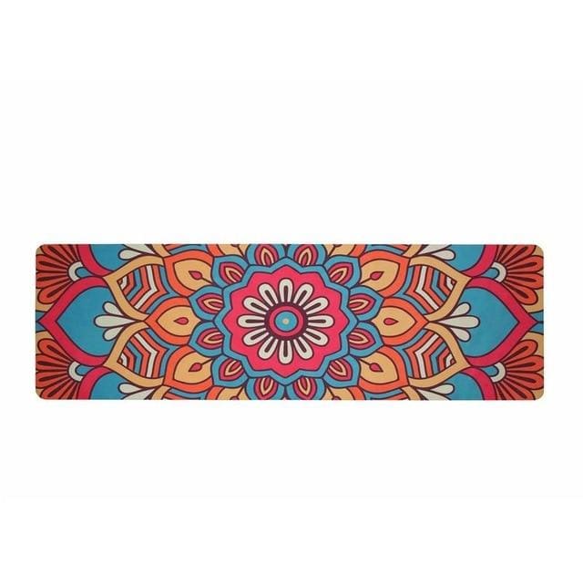 Tapis de yoga antidérapant et écologique en TPE 5mm - Multi